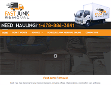 Tablet Screenshot of junk-removal-atlanta.com
